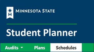 Minnesota State Student Planner Schedules tab